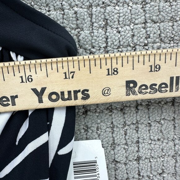 Trimshaper Swimsuit Womens Size 16 Black White One Piece Tummy Control NWT - Picture 7 of 14